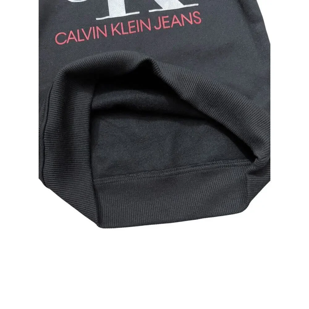 Calvin Klein Jeans Hooded Sweater Logo Long Sleeve Boys Size 6